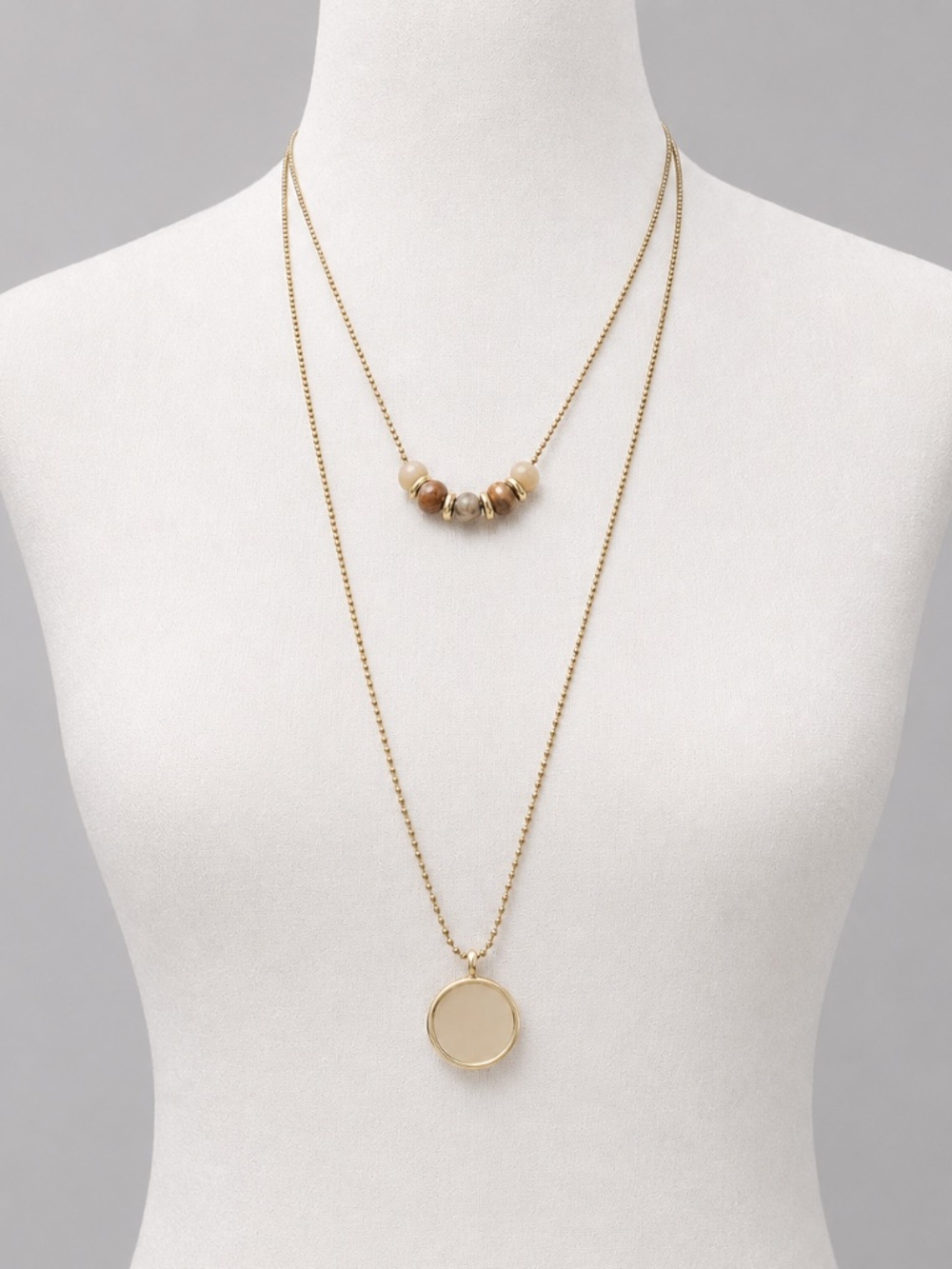 Lucky Brand Double Strand Convertible Necklace